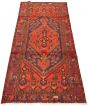 Bordered  Traditional Brown Area rug 4x6 Persian Hand-knotted 303215