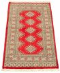 Bordered  Tribal Red Area rug 3x5 Pakistani Hand-knotted 326057