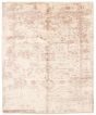 Casual  Transitional Ivory Area rug 6x9 Indian Hand-knotted 331956
