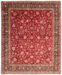 Bordered  Traditional Red Area rug 10x14 Persian Hand-knotted 371726