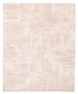Modern Brown Area rug 6x9 Indian Hand-knotted 386446
