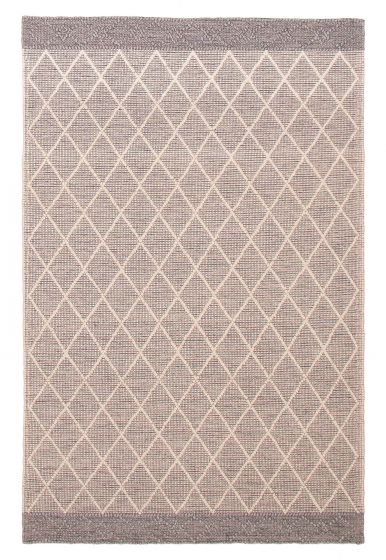 Braided  Transitional Grey Area rug 5x8 Indian Braid weave 390594