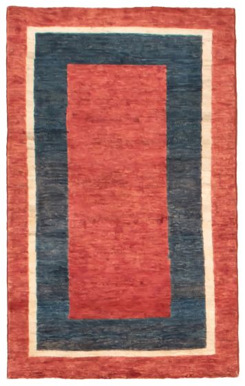 Transitional Red Area rug 3x5 Pakistani Hand-knotted 373856