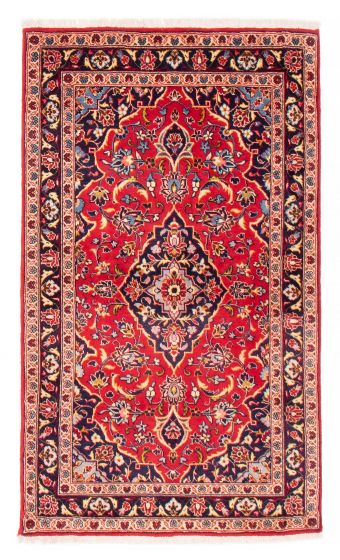 Bordered  Traditional Red Area rug 3x5 Persian Hand-knotted 382377