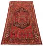 Bordered  Traditional Red Area rug 3x5 Persian Hand-knotted 303245