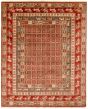 Tribal Red Area rug 6x9 Indian Hand-knotted 313628