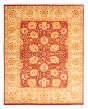 Bordered  Traditional Red Area rug 12x15 Pakistani Hand-knotted 345235