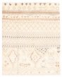 Moroccan  Tribal Ivory Area rug 6x9 Indian Hand-knotted 362726
