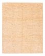 Transitional Ivory Area rug 6x9 Indian Hand-knotted 379024