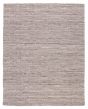 Braided  Solid Grey Area rug 10x14 Indian Braid weave 386426
