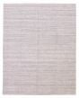 Transitional Grey Area rug 9x12 Indian Hand Loomed 388182