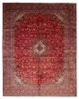 Bordered  Traditional Red Area rug 12x15 Persian Hand-knotted 388869