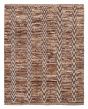 Moroccan  Tribal Brown Area rug 6x9 Pakistani Hand-knotted 390203