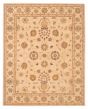 Bordered  Traditional Yellow Area rug 6x9 Chinese Hand Tufted 392057
