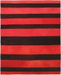 Contemporary Red Area rug 6x9 Turkish Flat-weave 47422