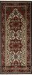 Geometric  Traditional Ivory Runner rug 12-ft-runner Indian Hand-knotted 246766