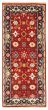 Bordered  Traditional Red Runner rug 6-ft-runner Indian Hand-knotted 369941