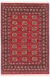 Traditional Red Area rug 3x5 Pakistani Hand-knotted 204986