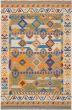 Bohemian  Traditional Ivory Area rug 5x8 Turkish Flat-weave 230531