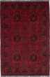 Traditional  Tribal Red Area rug 3x5 Afghan Hand-knotted 236296