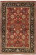 Floral  Traditional Red Area rug 3x5 Indian Hand-knotted 239816