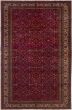 Bordered  Vintage Red Area rug 5x8 Turkish Hand-knotted 269257