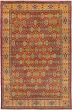 Bordered  Traditional Red Area rug 5x8 Afghan Hand-knotted 272656