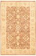 Bordered  Traditional Brown Area rug 5x8 Pakistani Hand-knotted 318514