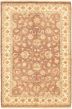 Bordered  Traditional Brown Area rug 3x5 Pakistani Hand-knotted 318692