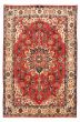 Bordered  Traditional Red Area rug 6x9 Persian Hand-knotted 323873