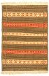 Flat-weaves & Kilims  Tribal Green Area rug 3x5 Turkish Flat-weave 333158