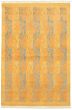 Floral  Transitional Yellow Area rug 3x5 Pakistani Hand-knotted 336347