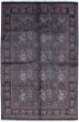 Bordered  Transitional Black Area rug 5x8 Pakistani Hand-knotted 337900