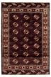 Bordered  Tribal Red Area rug 3x5 Turkmenistan Hand-knotted 353535