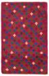 Bohemian  Tribal Purple Area rug 3x5 Afghan Hand-knotted 353796