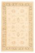 Bordered  Traditional Ivory Area rug 3x5 Pakistani Hand-knotted 362624