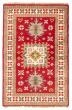 Bordered  Traditional Red Area rug 3x5 Indian Hand-knotted 364337