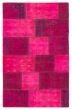 Transitional Purple Area rug 5x8 Turkish Hand-knotted 369339