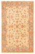 Bordered  Traditional Yellow Area rug 3x5 Nepal Hand-knotted 374671