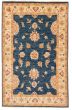 Bordered  Traditional/Oriental Blue Area rug 3x5 Pakistani Hand-knotted 375005