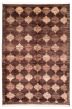 Transitional Brown Area rug 5x8 Pakistani Hand-knotted 375464