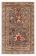 Floral  Transitional Grey Area rug 3x5 Afghan Hand-knotted 390312