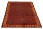Bordered  Tribal  Area rug 5x8 Afghan Hand-knotted 326655