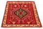 Persian Style 3'7" x 4'9" Hand-knotted Wool Rug 