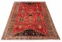 Persian Revival 6'4" x 9'6" Hand-knotted Wool Rug 