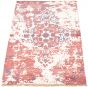 Casual  Transitional Brown Area rug 4x6 Indian Hand-knotted 307720