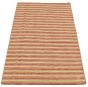 Flat-weaves & Kilims  Transitional Brown Area rug 4x6 Indian Flat-Weave 315602