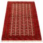 Turkmenistan Yamout 5'0" x 7'9" Hand-knotted Wool Brown Rug