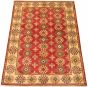 Afghan Finest Ghazni 4'1" x 6'1" Hand-knotted Wool Rug 