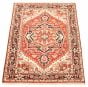 Indian Serapi Heritage 4'0" x 5'10" Hand-knotted Wool Rug 